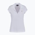 Dámské polo tričko  EA7 Emporio Armani Train Costa Smeralda white