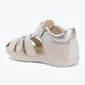 Dětské sandály Geox Macchia white/silver 3