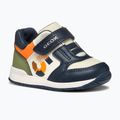 Dětské boty Geox Rishon navy/light orange 8