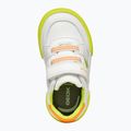 Dětské boty Geox Gisli white/fluo green 14