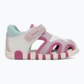Dětské sandály Geox Iupidoo white/fuchsia 2