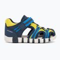 Dětské sandály Geox Iupidoo navy/fluo yellow 2