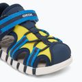 Dětské sandály Geox Iupidoo navy/fluo yellow 7