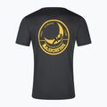 Pánské tričko  La Sportiva Climbing on the Moon carbon/giallo 2