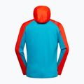 Pánská mikina  La Sportiva Upendo Hoody tropic blue/ cherry tomato 2