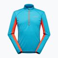 Pánská mikina  La Sportiva Swift Longsleeve tropic blue/ cherry tomato