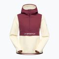 Dámská mikina La Sportiva Guidance Sherpa Hoody chalk/redwood 3