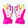 Dětské snowboardové rukavice Level Lucky růžové 4146 2