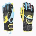 Dětské lyžařské rukavice Level Worldcup Jr Cf yellow/blue