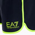 Pánské plavecké šortky EA7 Emporio Armani Water Sports Core Piping blu navy/fluo lime 3