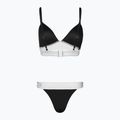 Dámské dvoudílné plavky EA7 Emporio Armani Water Sports BW Maxi Logo bianco/nero 2