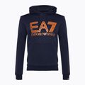 Pánská mikina EA7 Emporio Armani Train Logo Series Oversize Logo Hoodie Coft navy blue 5