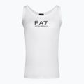 Dámské tílko tank top  EA7 Emporio Armani Train Shiny white/logo black