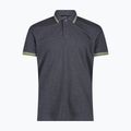 Pánská polo tričko CMP 34D5987 black/blue
