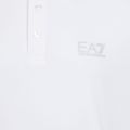Pánské polo tričko EA7 Emporio Armani Core Identity white/silver logo 3
