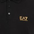 Pánské polo tričko EA7 Emporio Armani Core Identity black/gold logo 3