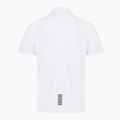 Pánské polo tričko EA7 Emporio Armani Core Identity white/silver logo 2