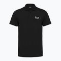 Pánské polo tričko EA7 Emporio Armani Core Identity black/gold logo