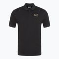 Pánské tričko EA7 Emporio Armani Train 7 Lines Polo black 0200