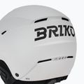 Lyžařská helma Briko Elio Visor matt white/black 8