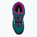 Dětské trekové boty CMP Rigel Mid lake/pink fluo 5