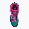 Juniorské trekové boty CMP Rigel Mid lake / pink fluo 5