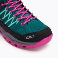Juniorské trekové boty CMP Rigel Mid lake / pink fluo 7