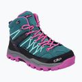 Juniorské trekové boty CMP Rigel Mid lake / pink fluo 8