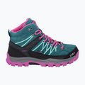 Juniorské trekové boty CMP Rigel Mid lake / pink fluo 9