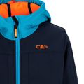 CMP Fix Hood dětská softshellová bunda tmavě modrá 3A00094/01NM 3