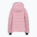 Dámská péřová bunda CMP Fix Hood růžová 32W0266 9
