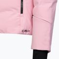 Dámská péřová bunda CMP Fix Hood růžová 32W0266 3