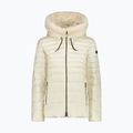 Dámská péřová bunda CMP Fix Hood beige 32K3076F