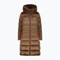 Dámská péřová bunda CMP Coat Fix Hood brown 32K3086F