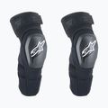 Cyklistické chrániče na kolena Alpinestars A-Impact Plasma Elite Shield Knee black/white