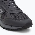 Boty EA7 Emporio Armani Black & White Laces asphalt grey/silv.g7 7