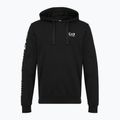 Pánská mikina Emporio Armani EA7 Train Logo Series Extended Logo Hoodie black / white