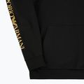 Pánská mikina Emporio Armani EA7 Train Logo Series Extended Logo Hoodie black / gold 3