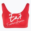 Dámské dvoudílné plavky EA7 Emporio Armani Maxi Logo Bikini Top racing red 3