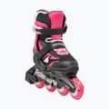 Dětské kolečkové brusle s chrániči Rollerblade Microblade Combo Jr black/pink 2