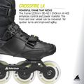 Pánské kolečkové brusle Rollerblade Crossfire LX black/lime 9
