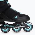 Dámské kolečkové brusle Rollerblade Sirio 80 W black/teal blue 7