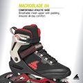 Pánské kolečkové brusle Rollerblade Macroblade 84 black/sand/red 7