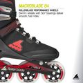 Pánské kolečkové brusle Rollerblade Macroblade 84 black/sand/red 8