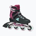 Dámské kolečkové brusle Rollerblade Macroblade 84 W black/burgundy/ocean green