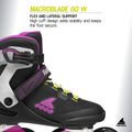 Dámské kolečkové brusle Rollerblade Macroblade 80 W black/dark fuchsia 10
