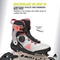 Dámské kolečkové brusle Rollerblade Macroblade 90 Boa W grey/amethyst rose 8