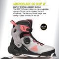 Dámské kolečkové brusle Rollerblade Macroblade 90 Boa W grey/amethyst rose 10