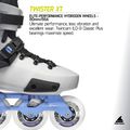 Kolečkové brusle Rollerblade Twister Xt grey pearl/periwinkle 9