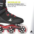 Pánské kolečkové brusle Rollerblade Macroblade 90 black/red 8